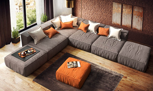 Мягкие диваны по технологии ФОАМ для Лаунж Зоны от Гливер